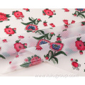 Flower printed modern white EVA table cloth